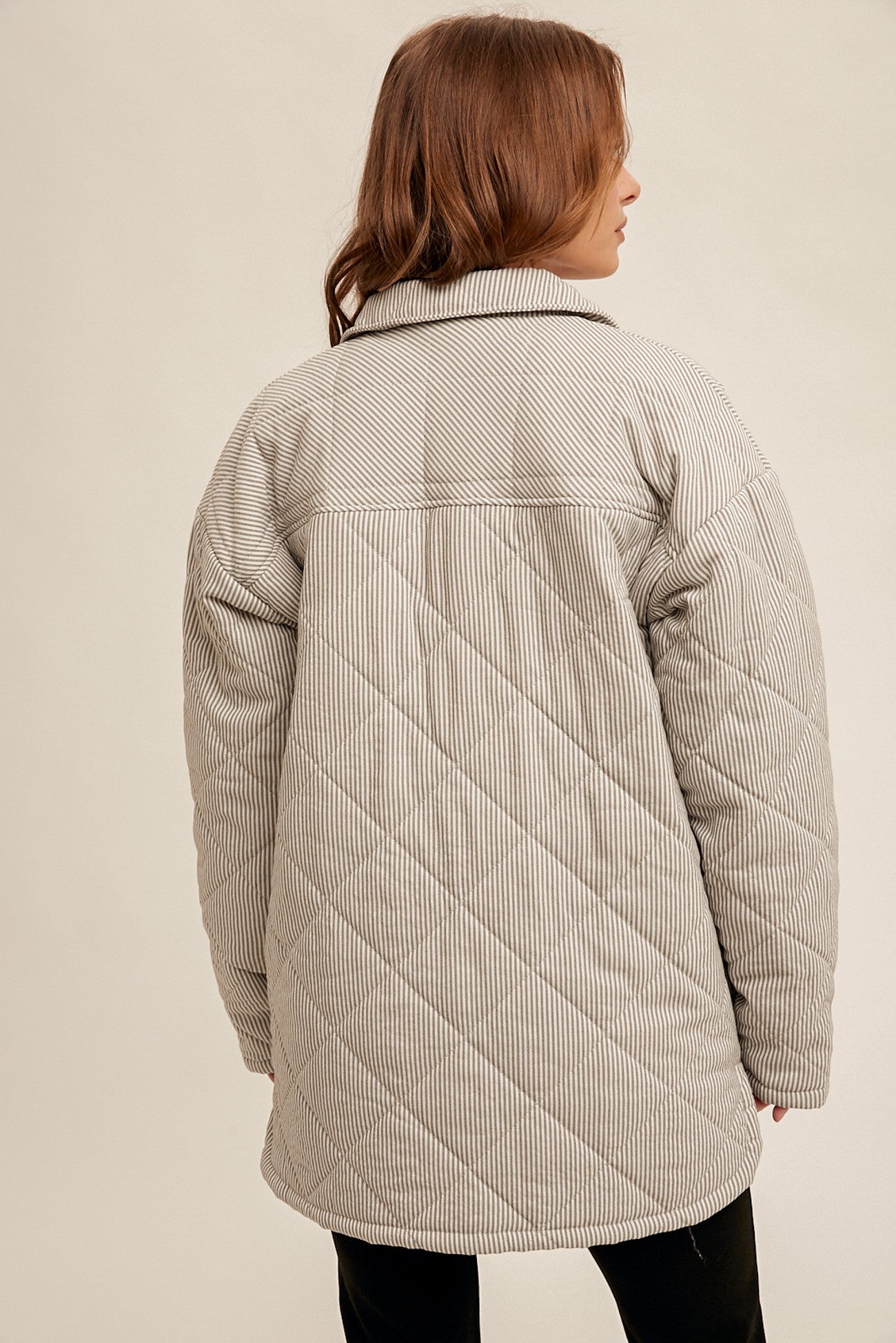 QUILTED STRIPE JACKET