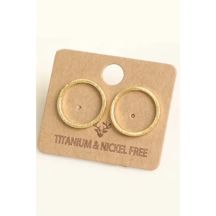 CIRCLE CUT OUT STUDS