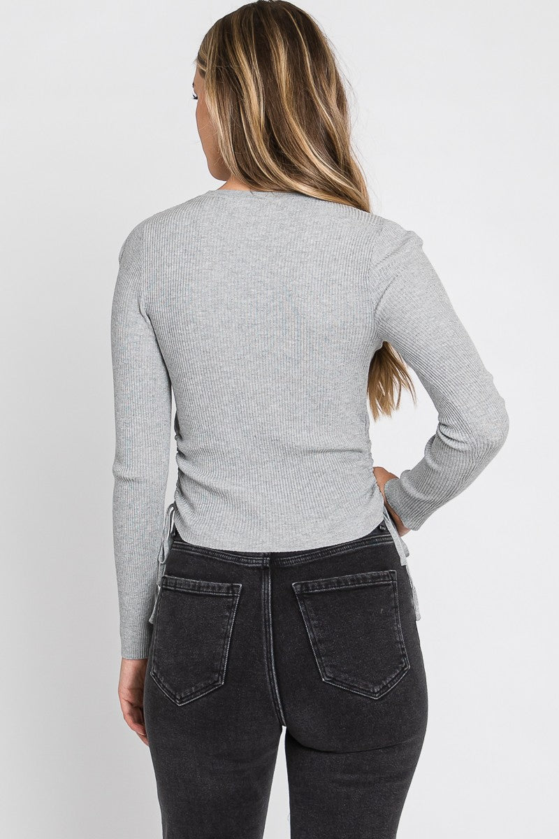 RIBBED LONG SLEEVE
