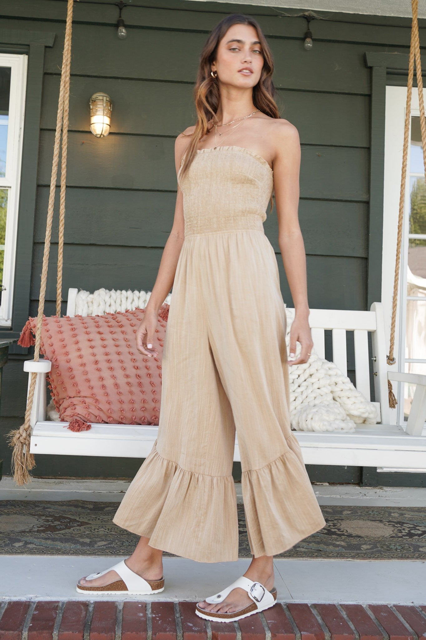 RUFFLE JUMPSUIT